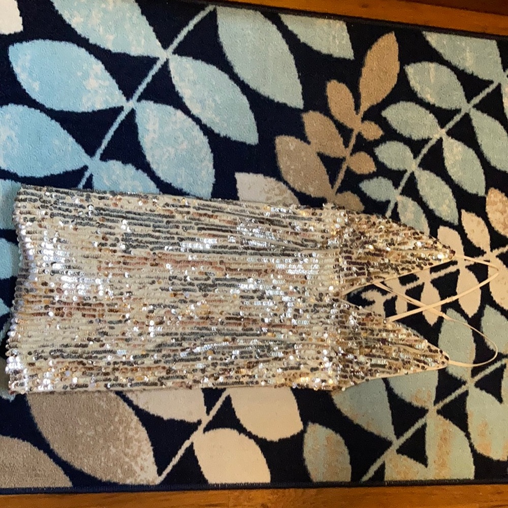 Spaghetti Strap Sparkly Dress